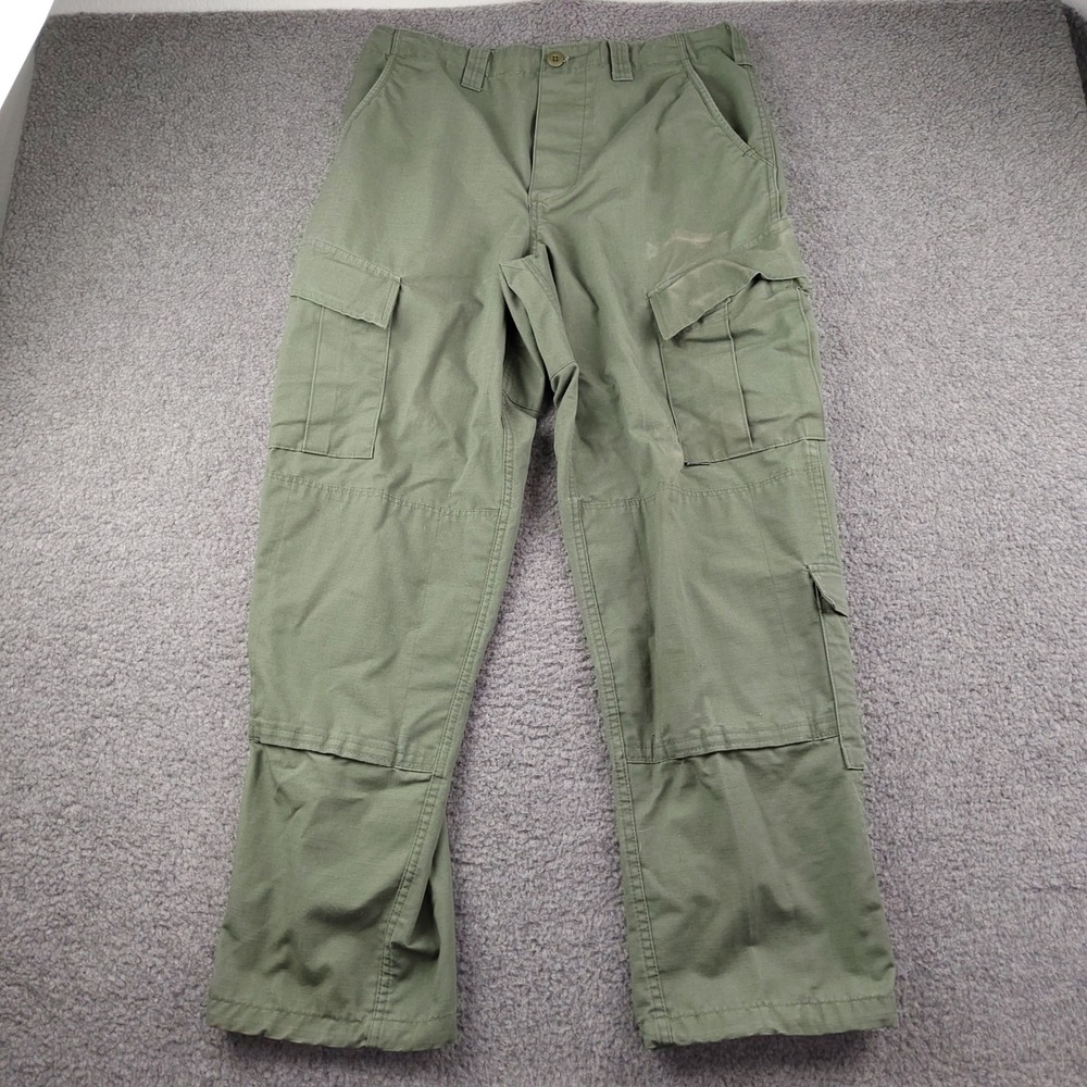 Tru-Spec Cargo Pants 34x31 Mens Medium Ripstop Tactical Olive Green Drab
